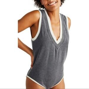 NWT! Free People Cozy Girls Tank Bodysuit  Size Medium